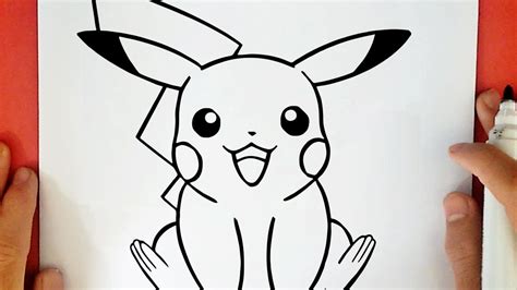 pikachu para desenhar|COMO DESENHAR O PIKACHU (Passo a Passo) Rápido e fácil